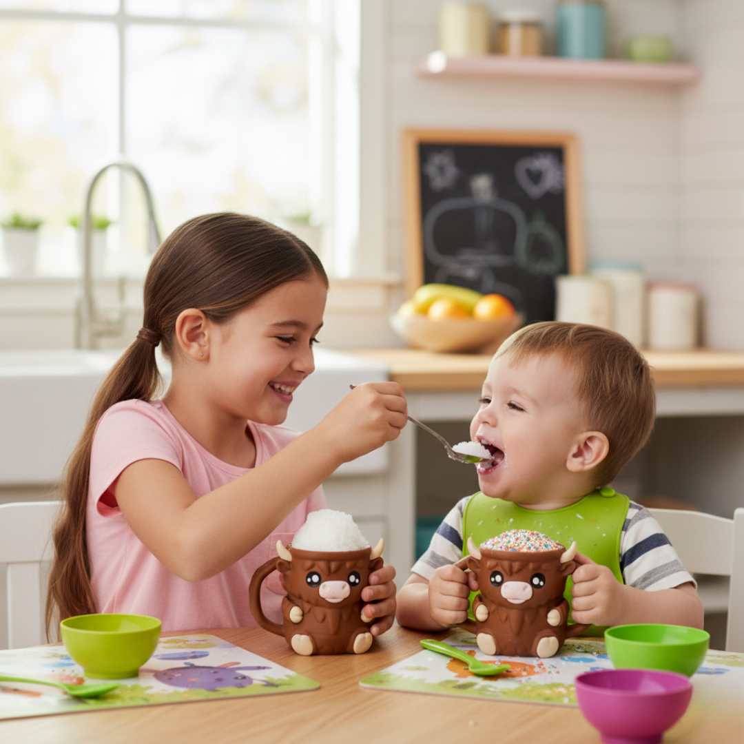 🧡 “Moozy Ice Cream Hugger – Portahelado de Vaca Tierno”