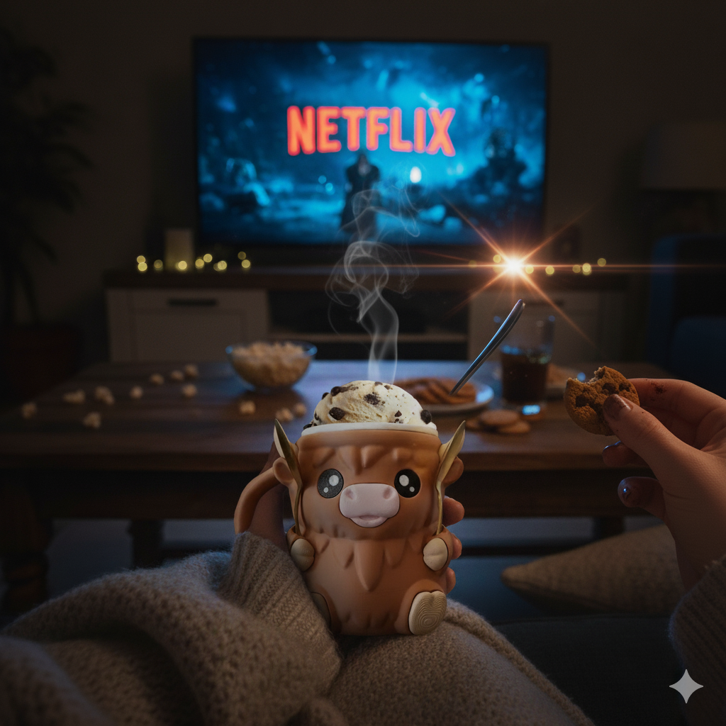 🧡 “Moozy Ice Cream Hugger – Portahelado de Vaca Tierno”