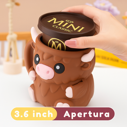 🧡 “Moozy Ice Cream Hugger – Portahelado de Vaca Tierno”